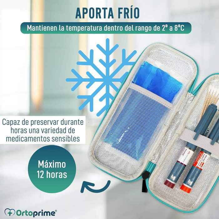 Estuche para Insulina con Termómetro| Nevera para Diabéticos