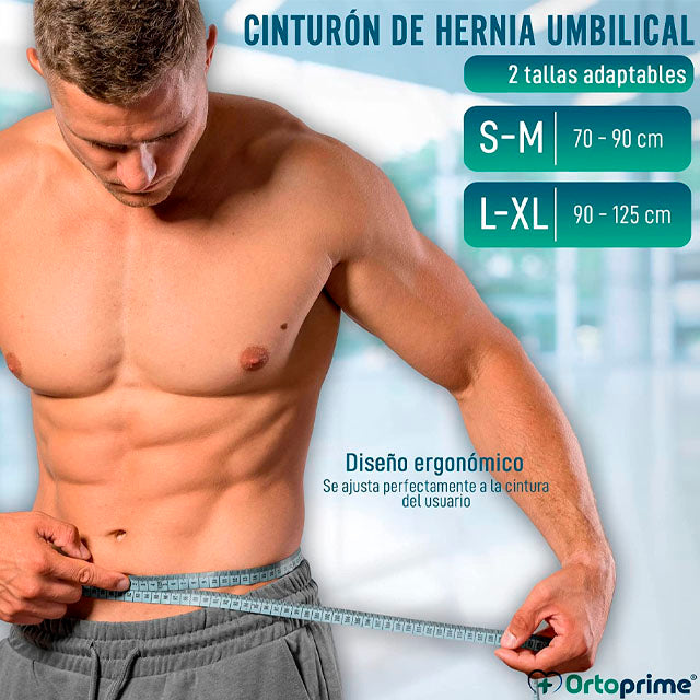 Cinturón ergonómico de hernia umbilical para hombres y mujeres de