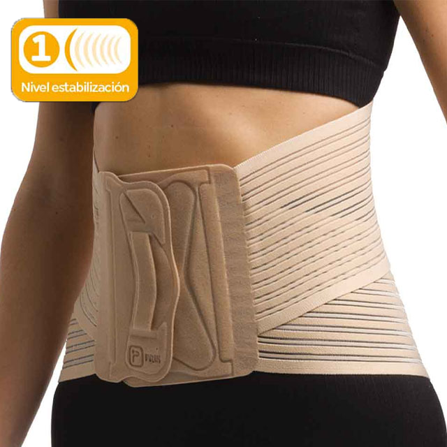 Faja Sacro Lumbar Semirrígida con Cruce Lumbar