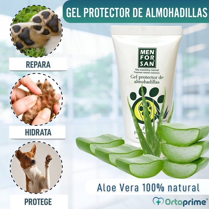 Gel Protector de Almohadillas para Perros | Aloe Vera 50ml