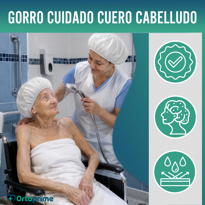 Gorro de Baño Reutilizable Lavable y Transpirable | Talla Única