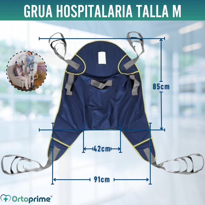 Grúa para Elevar Pacientes Alta Calidad | Arnés Incluido