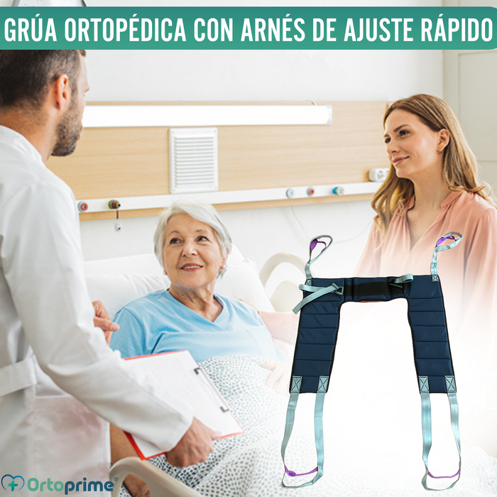 Grúa para Elevar Usuario con Arnés de Ajuste Rápido Incluido