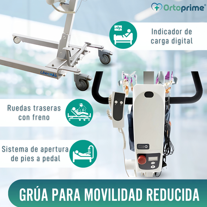 Grúa Ortopédica | Arnés con Soporte de Cabeza Incluido