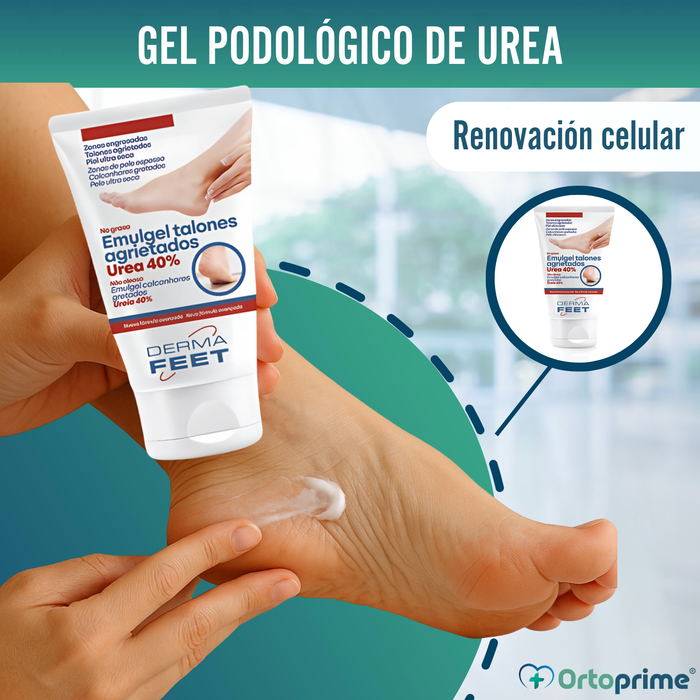 Gel para Talones Agrietados | Concentración de Urea 40%