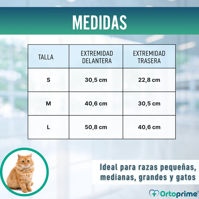 Férula Rápida para Extremidades de Perros y Gatos | 3 Tallas