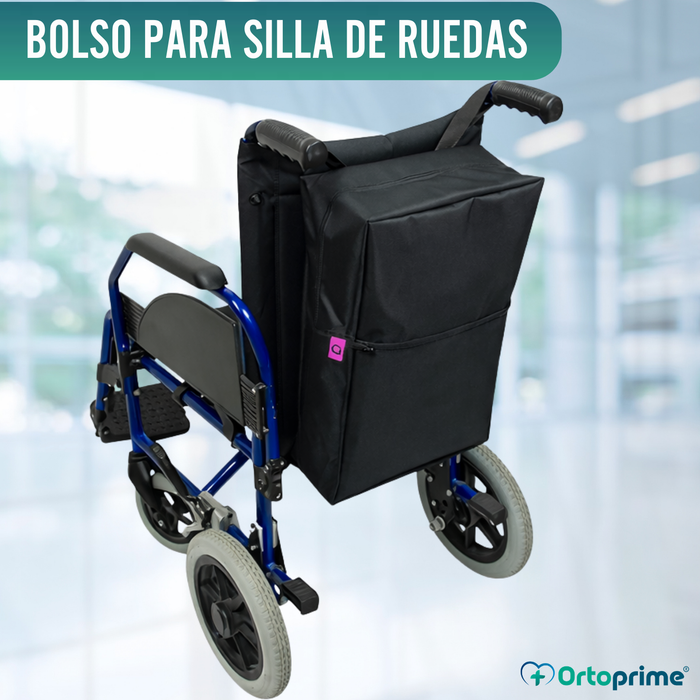 Mochila Trasera para Silla de Ruedas | 8 Compartimientos