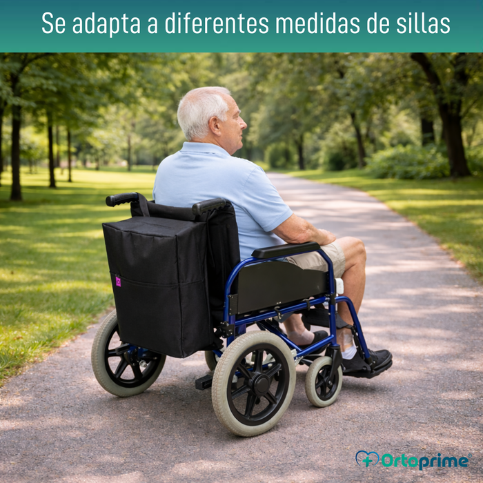 Mochila Trasera para Silla de Ruedas | 8 Compartimientos