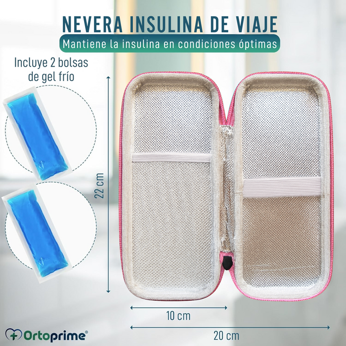 Estuche para Diabéticos | Porta Insulina con Geles de Frío
