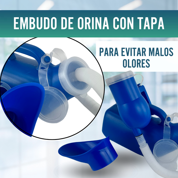 Orinal Portátil Unisex 1200ml para Adultos y Niños