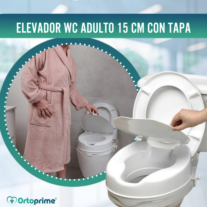 Elevador WC Adultos 15 cm | Alzador wc Universal