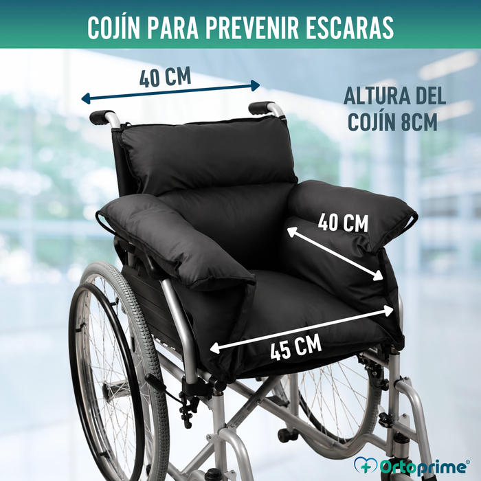 Protector Antiescaras Cojín Silla de Ruedas y Sillón Relax