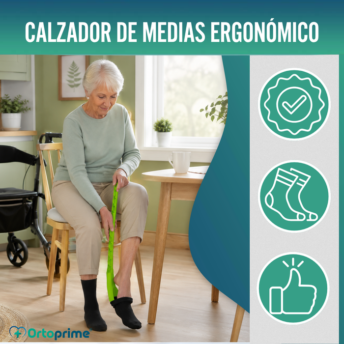 Calzador de Calcetines y Medias de Compresión