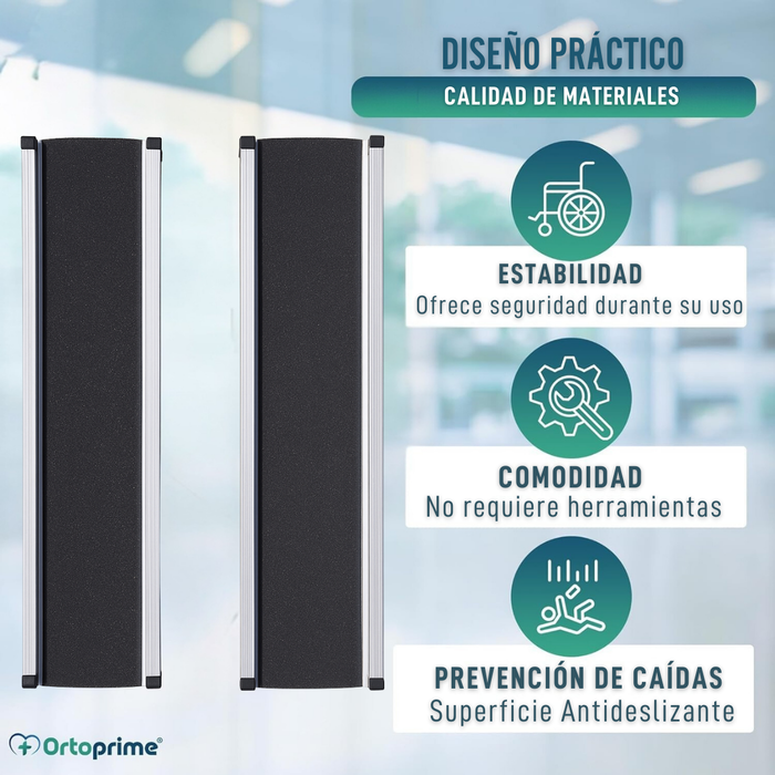 Rampas Telescópicas para Silla de Ruedas Resistentes 270kg