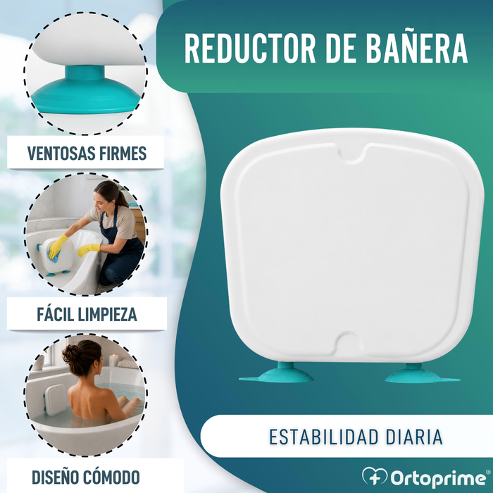 Soporte Reductor para Bañera con Ventosas | Adaptable