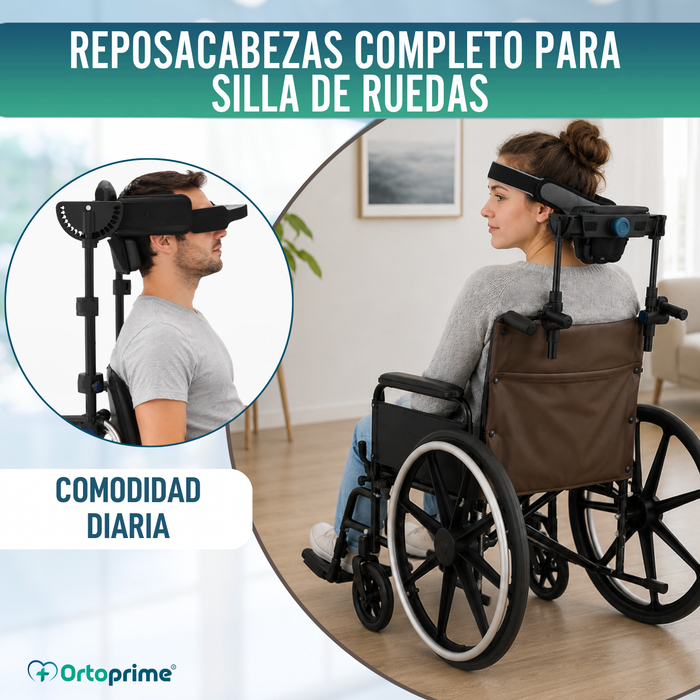 Reposacabezas para Silla de Ruedas Ajustable | Dos Modelos