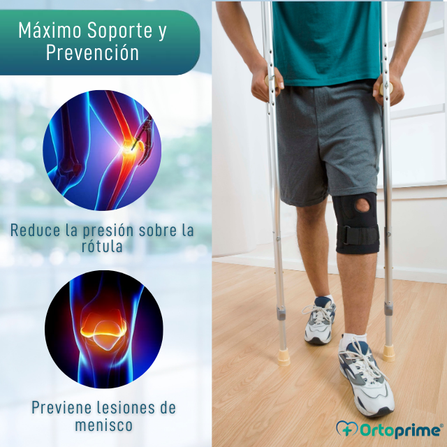 Rodillera Ajustable Menisco y Ligamento Protector de Rótula