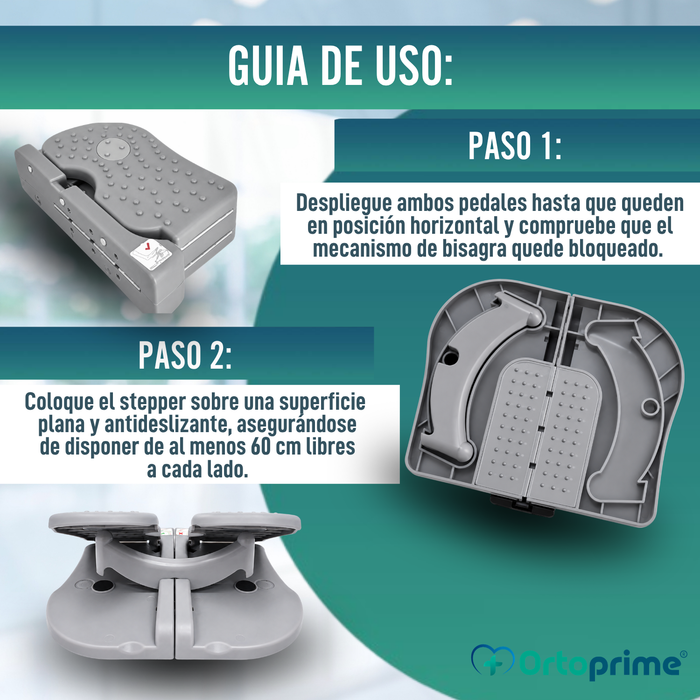 Mini Stepper Plegable para Personas Mayores | Pedales Estáticos
