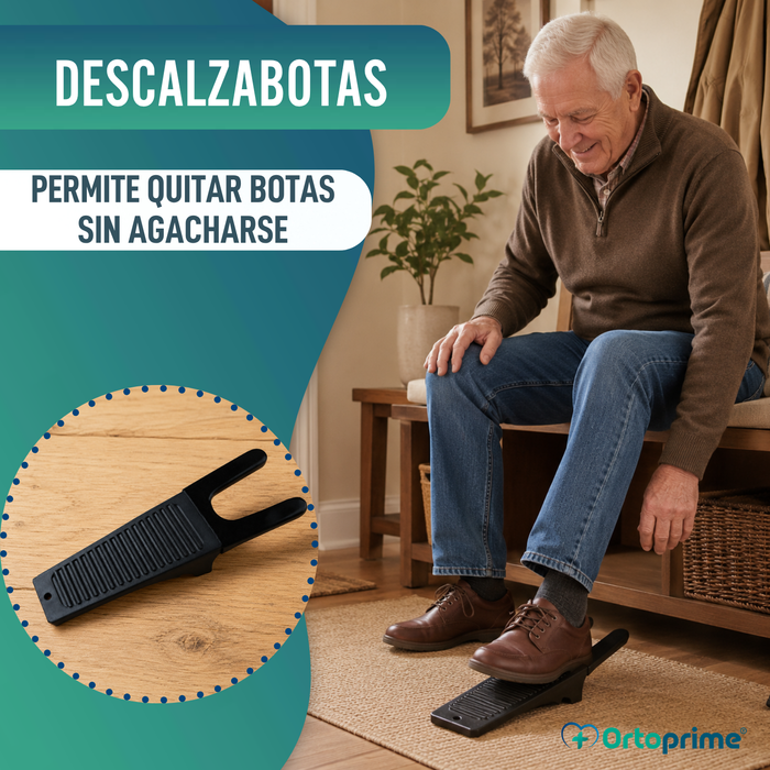 Sacabotas de Plástico Antideslizante Ortopédico | 13 cm