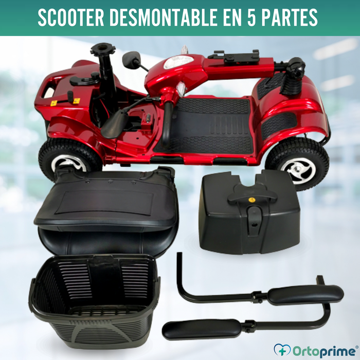 Scooter Movilidad Reducida Plegable | Amortiguación Integral