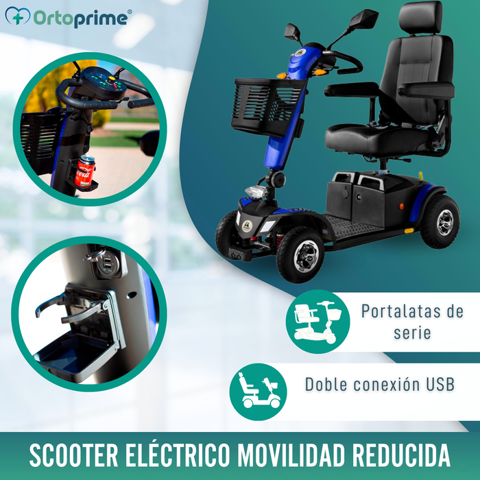 Scooter para Discapacitados Compacto | Suspensión Integral