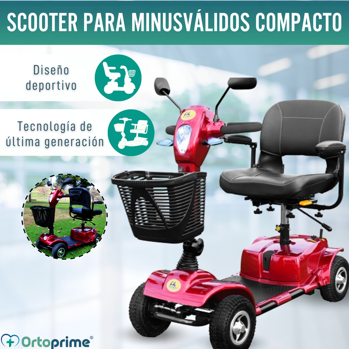 Scooter para Minusválidos Eléctrico | Doble Amortiguación