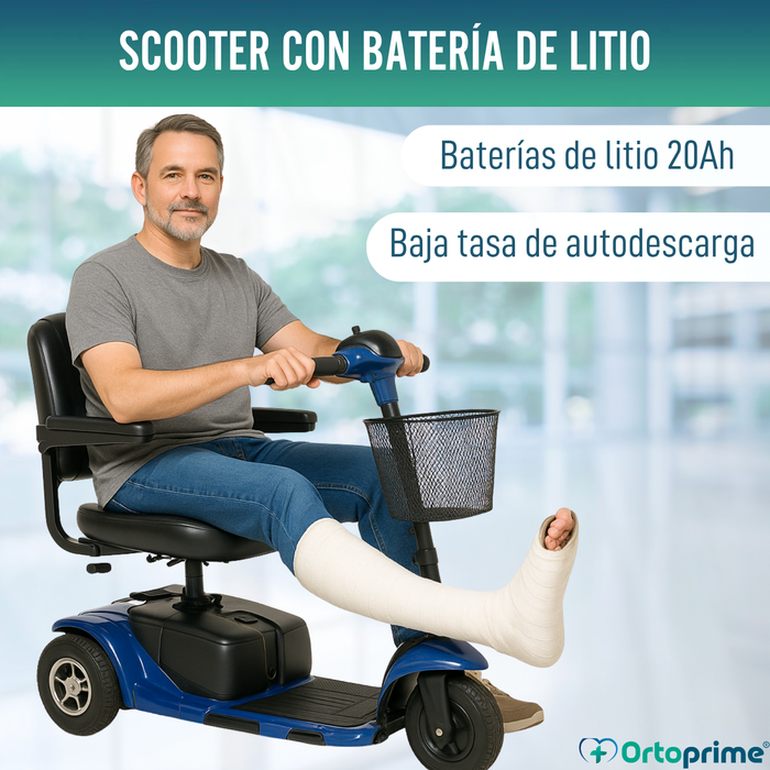 Scooter Eléctrico con Sistema Stand Up | 3 Ruedas
