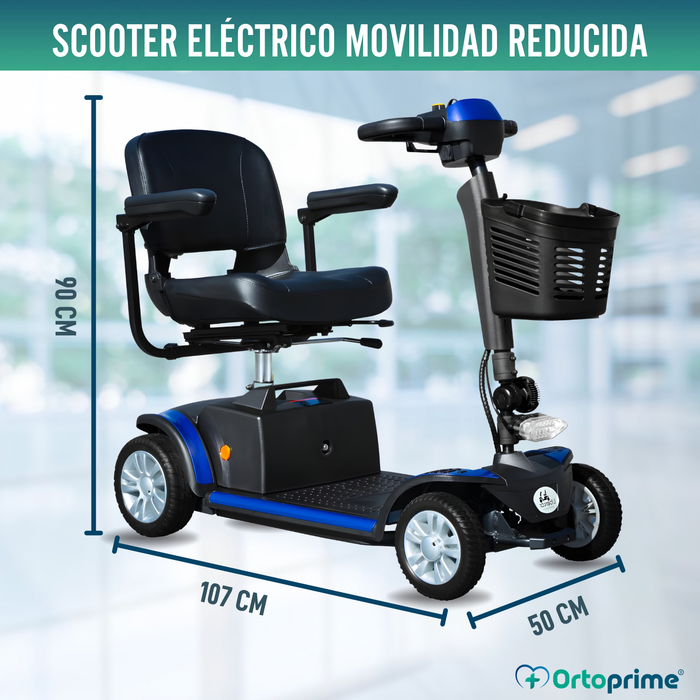 Scooter Desmontable Eléctrico con Batería de Litio Extraíble