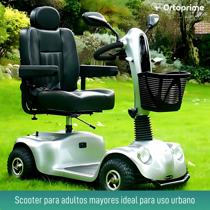 Scooter Eléctrico para Adultos | Suspensión Integral 4 Ruedas