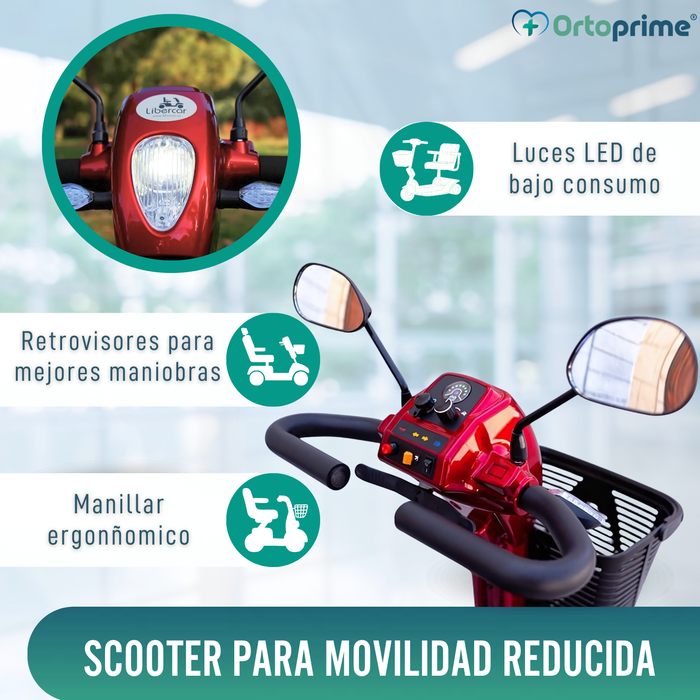 Scooter Movilidad Reducida Plegable | Amortiguación Integral