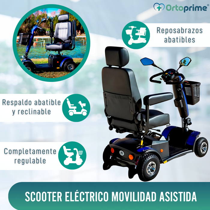 Scooter para Discapacitados Compacto | Suspensión Integral