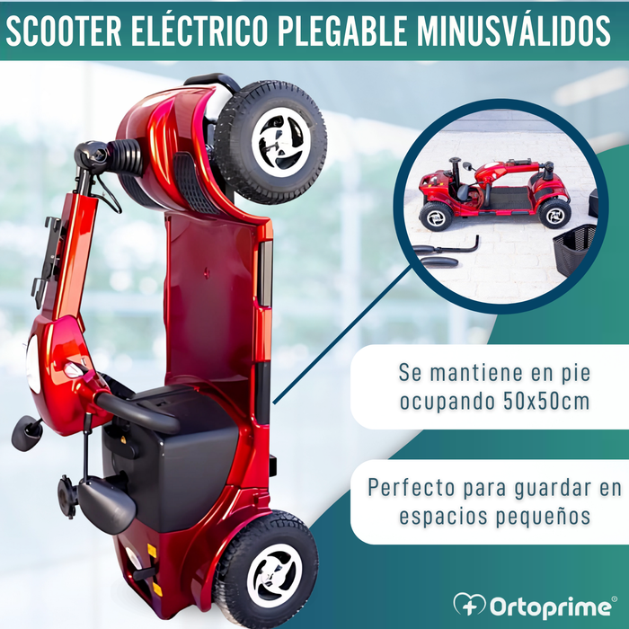 Scooter Movilidad Reducida Plegable | Amortiguación Integral