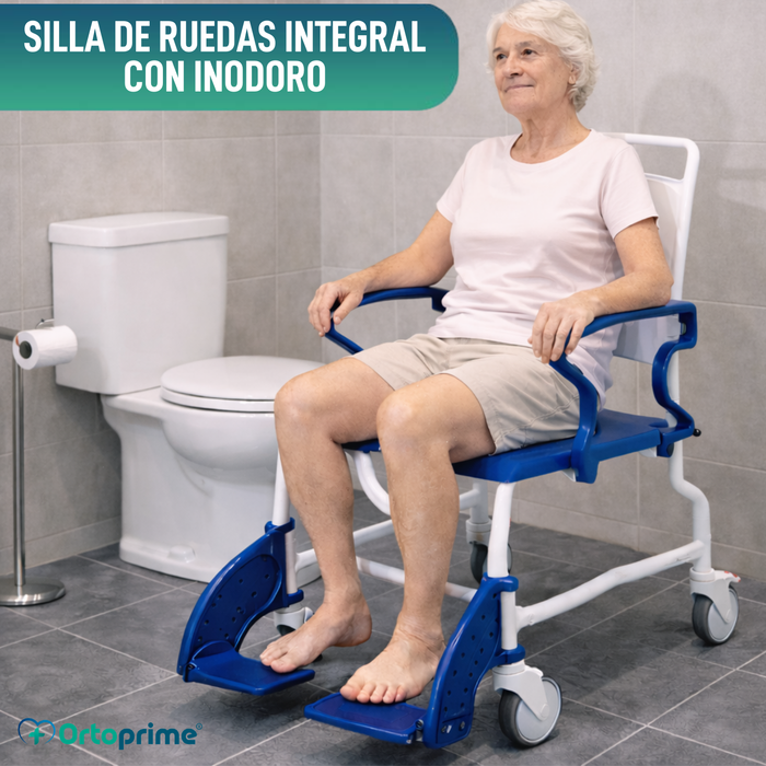 Silla de Ruedas para Ducha y WC Rebotec Erfurt