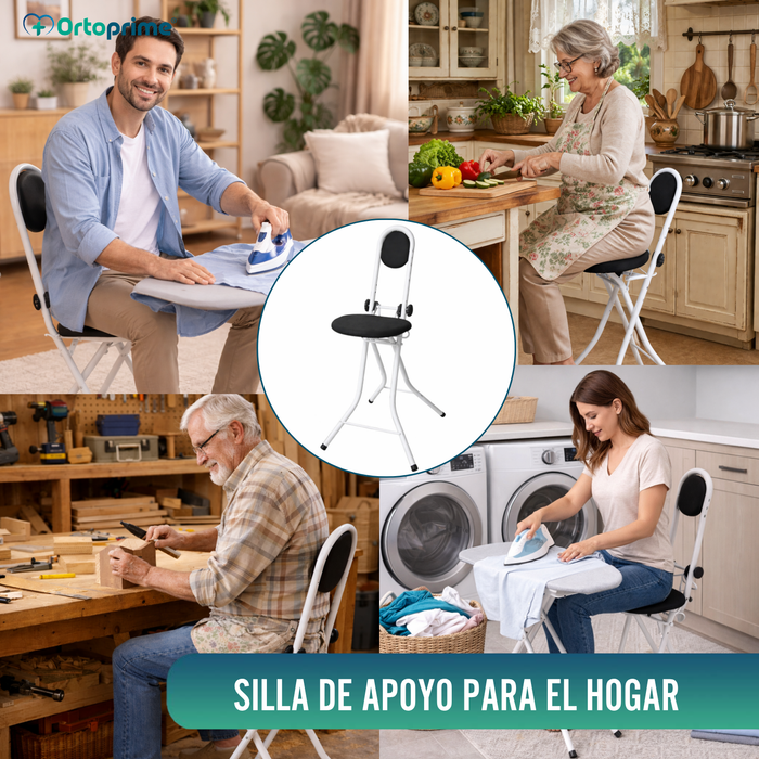 Silla de Apoyo con Respaldo |  Regulable en Altura