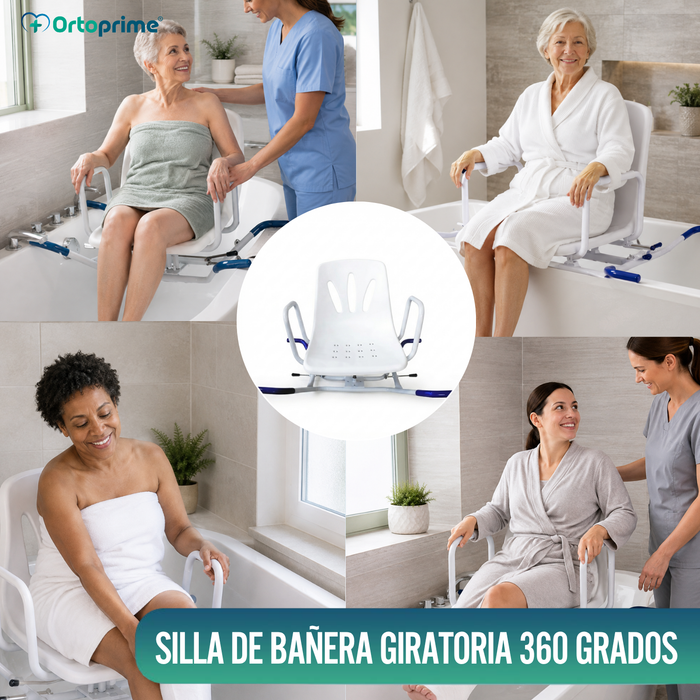 Silla de Bañera Giratoria 360º Confort
