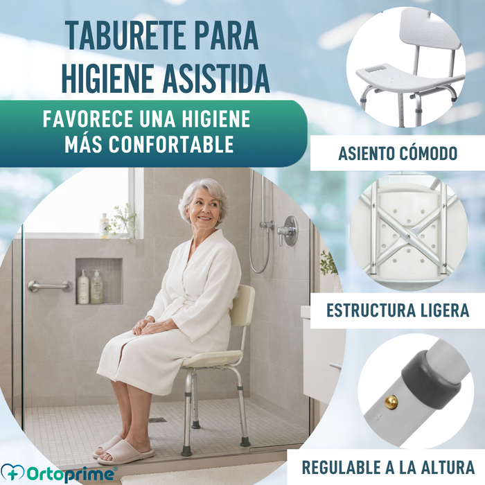Silla de Ducha Antideslizante