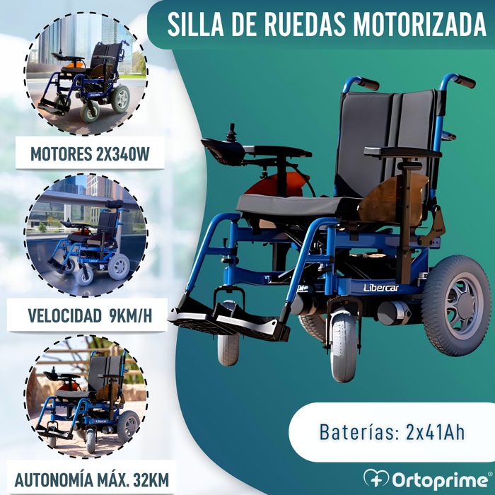 Silla de Ruedas Eléctrica Adaptable | Múltiples Posiciones