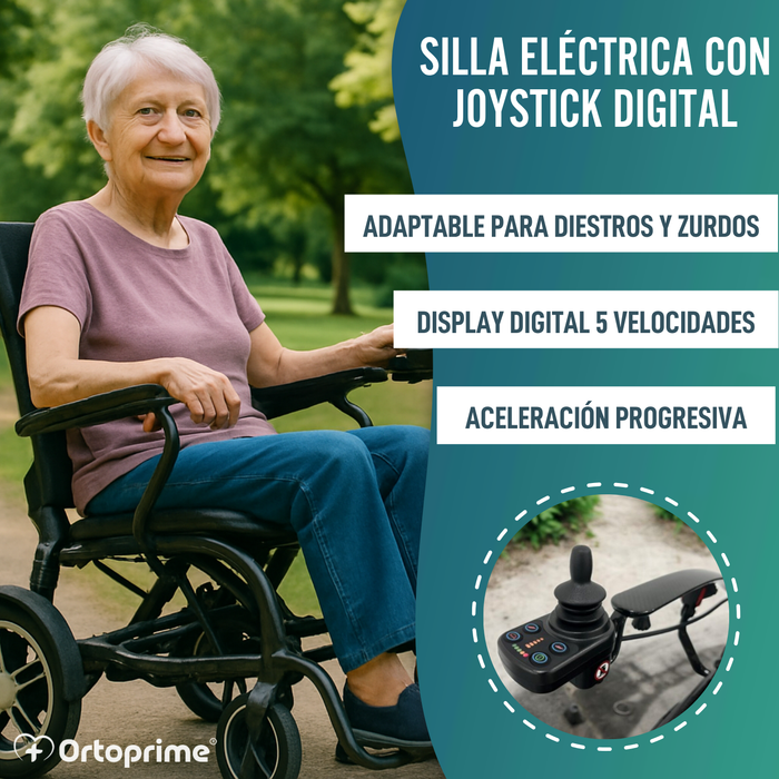 Silla Eléctrica para Minusválido Compacta | Fibra de Carbono