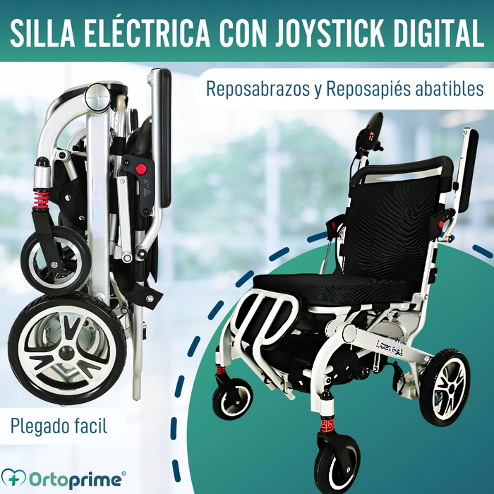 Silla de Ruedas Eléctrica Ultraligera con Batería de Litio