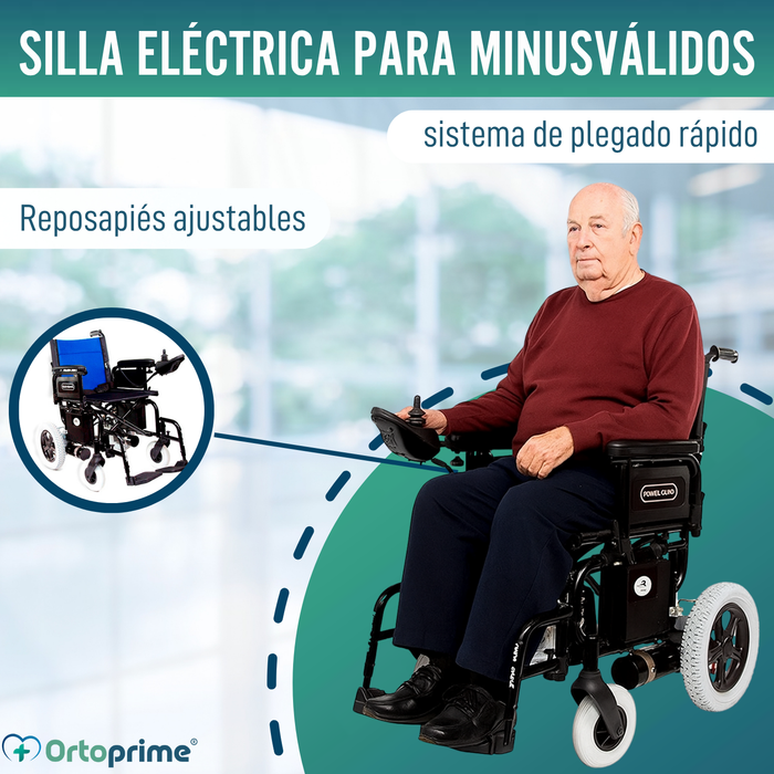 Silla de Ruedas Eléctrica | Sistema de Plegado Rápido