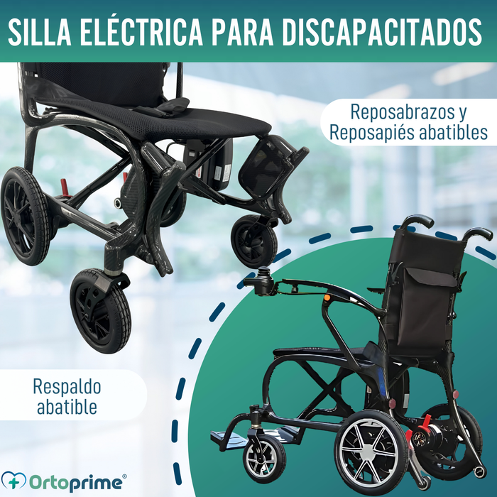 Silla Eléctrica para Minusválido Compacta | Fibra de Carbono