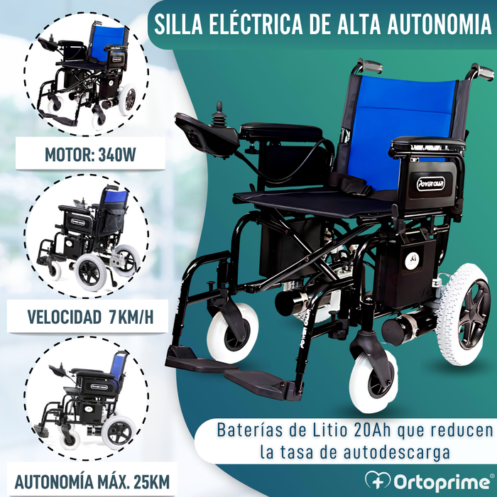 Silla de Ruedas Eléctrica | Sistema de Plegado Rápido