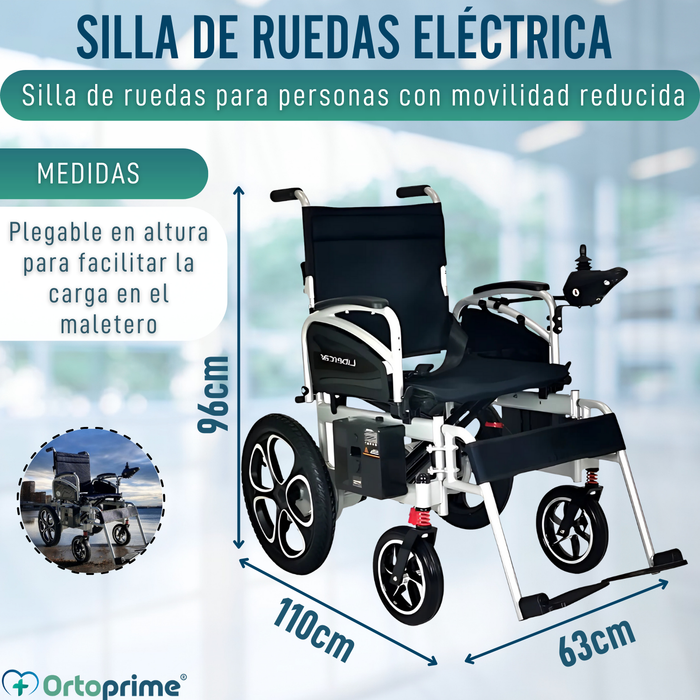 Silla Eléctrica Plegable con Baterías de Gel | 5 Velocidades