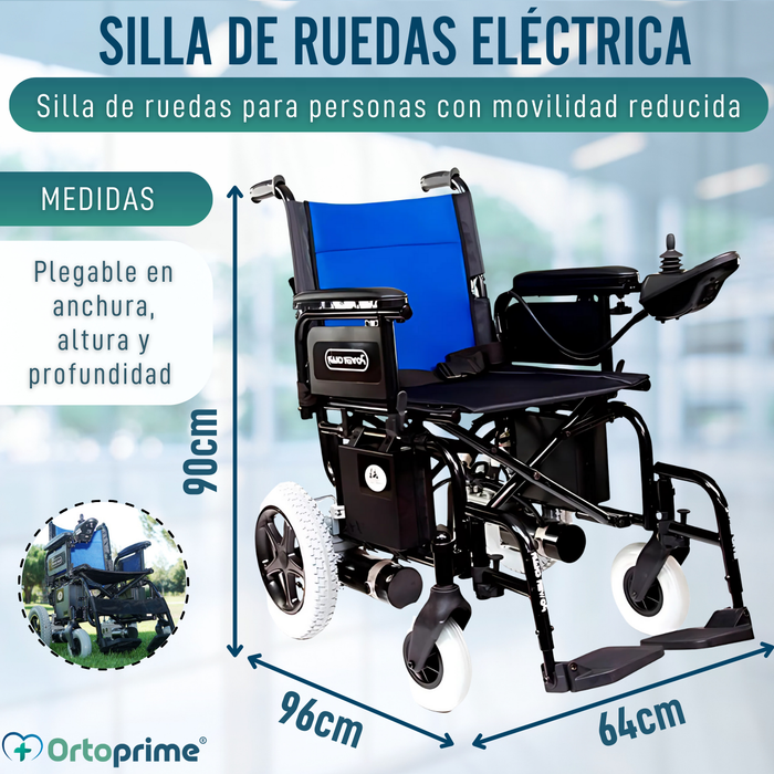 Silla de Ruedas Eléctrica | Sistema de Plegado Rápido