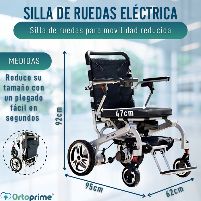 Silla de Ruedas Eléctrica Adaptable | Múltiples Posiciones