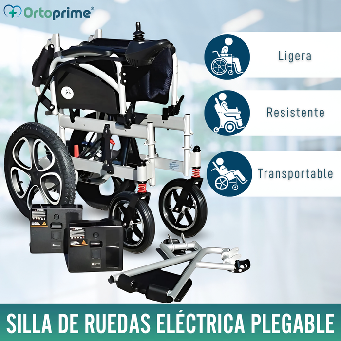 Silla Eléctrica de Ruedas Grandes | con Batería de Litio