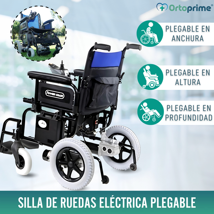 Silla Eléctrica para Movilidad Reducida | Ruedas Macizas