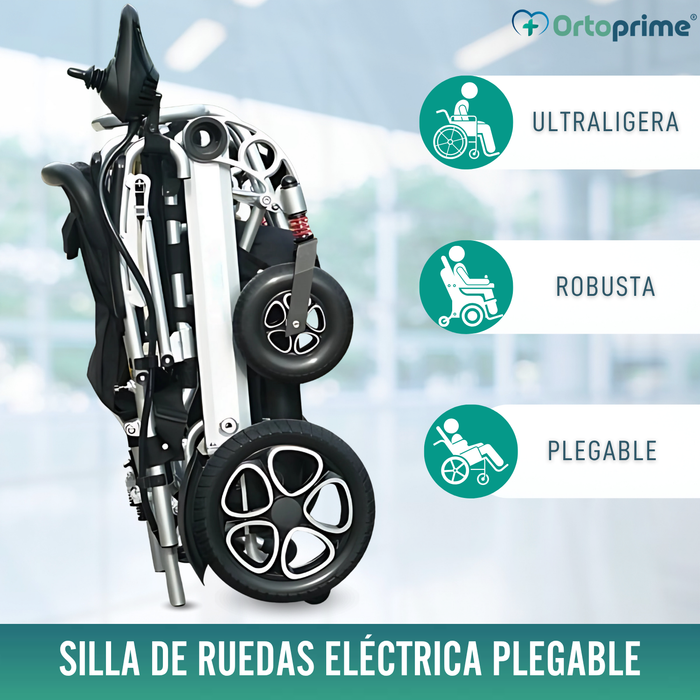 Silla de Ruedas Eléctrica Ultra-Ligera con Batería de Litio