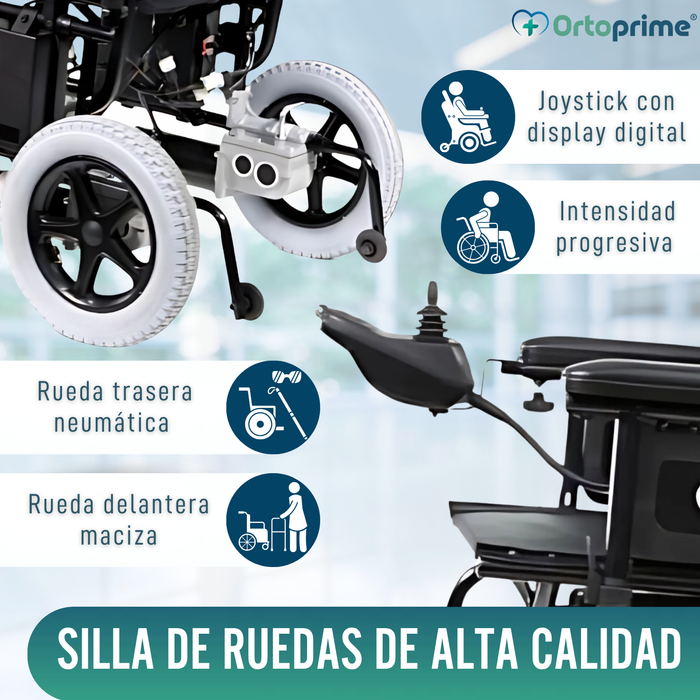 Silla de Ruedas Eléctrica | Sistema de Plegado Rápido