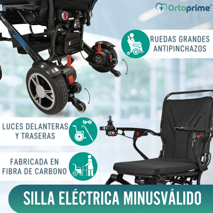 Silla de Ruedas Eléctrica de Alto Rendimiento Transportable